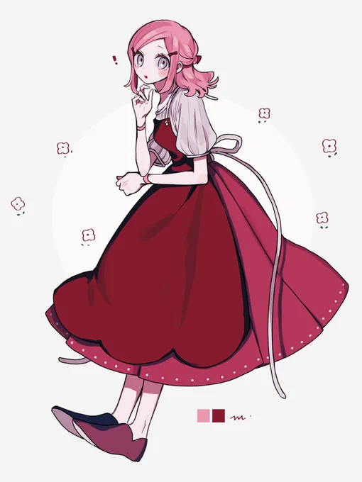 ピンク系の絵があまりない 