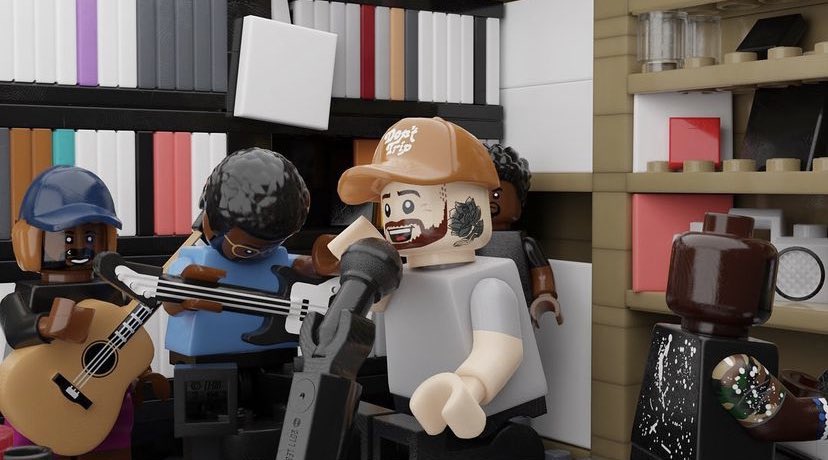Mac Miller’s Tiny Desk in lego 🧱