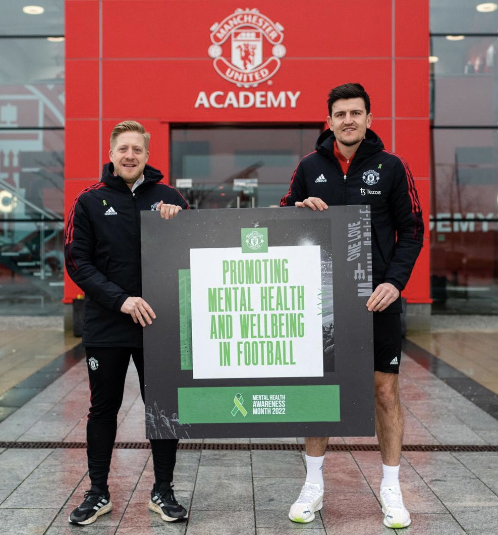 Coxy3012's tweet photo. Today sees the launch of the Academy’s Mental Health Awareness Month.

Looking forward to joining our players, parents, staff and friends in developing our knowledge of very important subject. 

#mufc @mentalhealth https://t.co/tNkzngdVX4