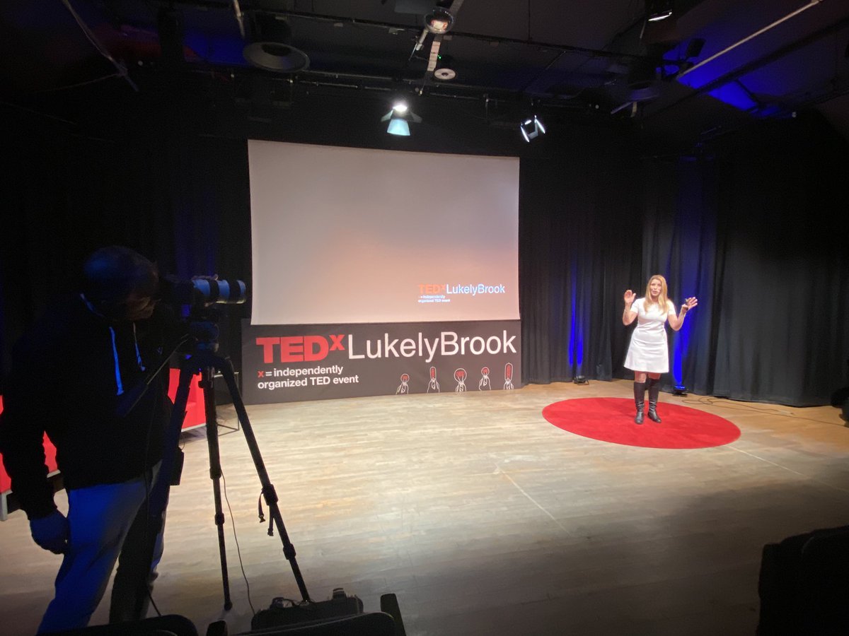 TheGinaLondon's tweet photo. From rehearsals to show time. Today I’ll be delivering my first TEDx talk.  
The other speakers have already been amazing! I’m the final speaker. 🙏
And I’m so grateful to be a part of it. Thank you to TEDx and TEDxLukelyBrook ￼ https://t.co/APyiaFdRTT