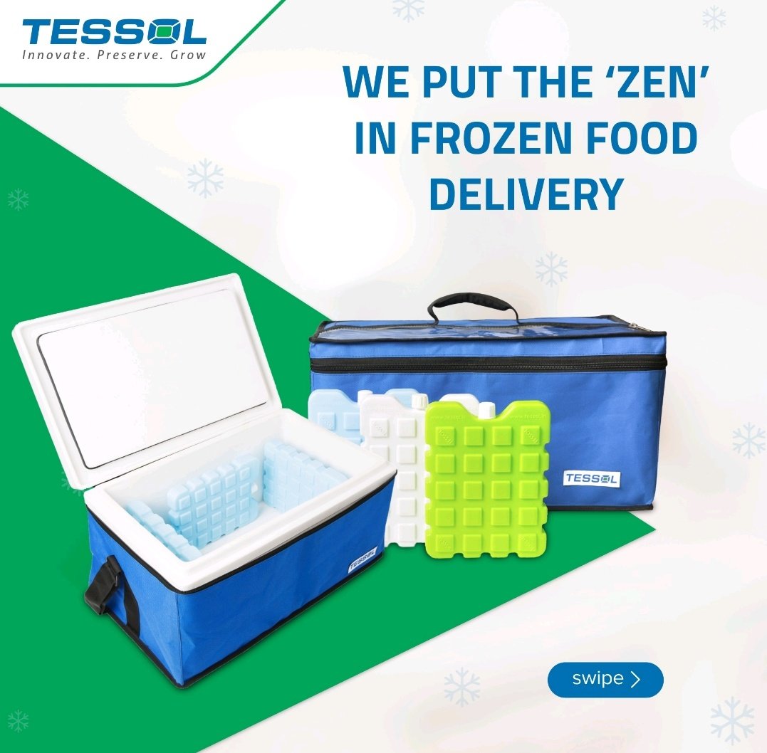indiancoldchain's tweet photo. Swipe to know how TESSOL’s last mile delivery solutions maintain the quality and freshness of frozen foods. 

#TESSOLCares #ColdChainLogistics #ColdChainSolutions #FoodPreservation #LastMileDelivery #HomeDeliverySolution #Innovation #Sustainability https://t.co/tkvZ2o7UBj