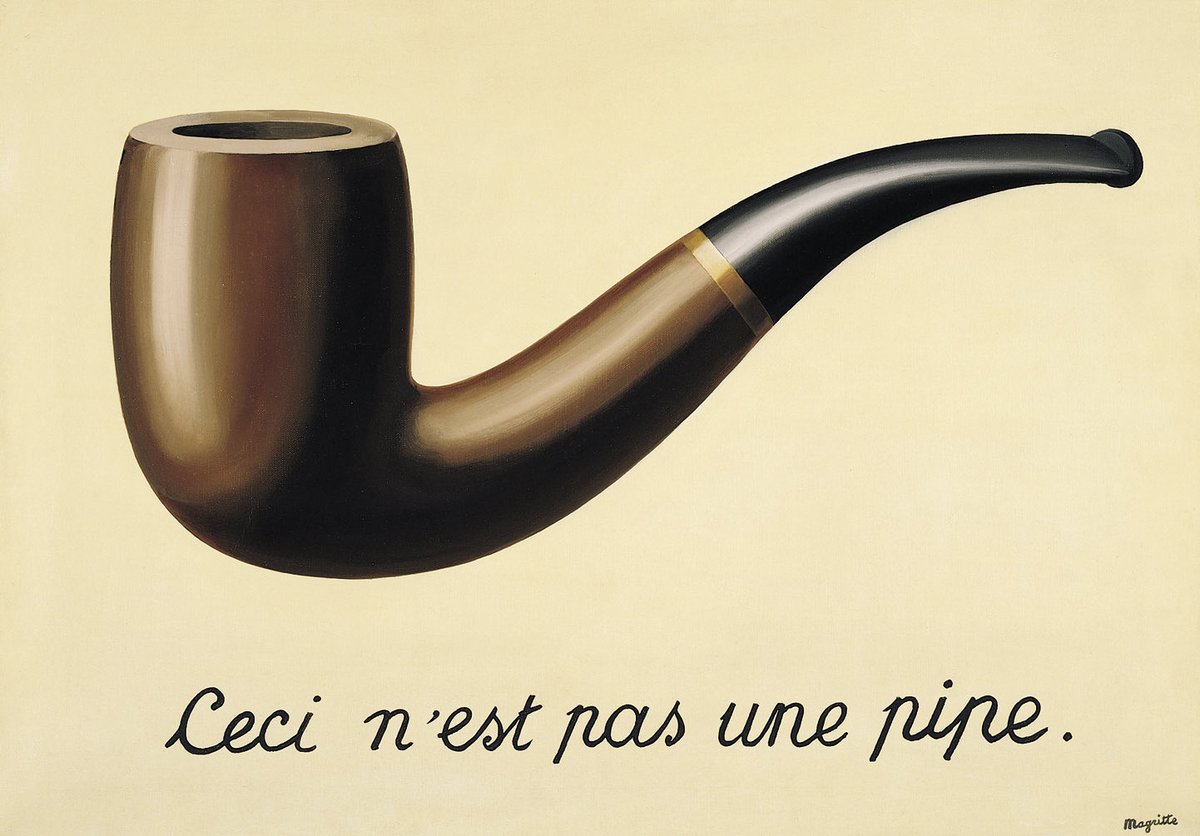 Arteymas_'s tweet image. La traición de las imágenes (Esto no es una pipa), 1929, René Magritte