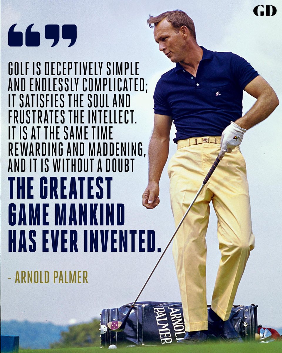 Still the best golf quote ever 👏 Enjoy the <a href="/APinv/">apinv</a> this week!