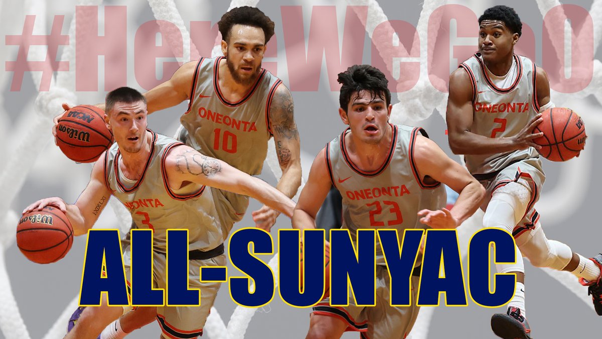 RedDragonSports's tweet photo. Congrats to @OStateHoops players Michael Ortale Jr., Dylan Trombley, Frankie Williams and Daniel Derice for being selected to the @SUNYACsports All-Conference Team. #HereWeGoO https://t.co/BYlH0bKmDk https://t.co/TwLVIoQNn2