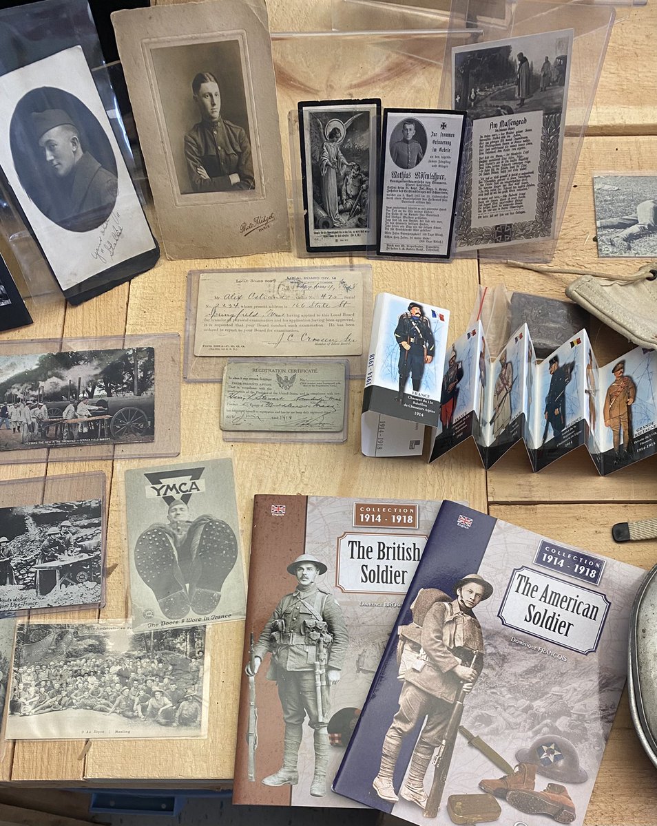 BrianSheehy's tweet image. More from the museum walk set up #objectbasedlearning #WWI @TheWWImuseum