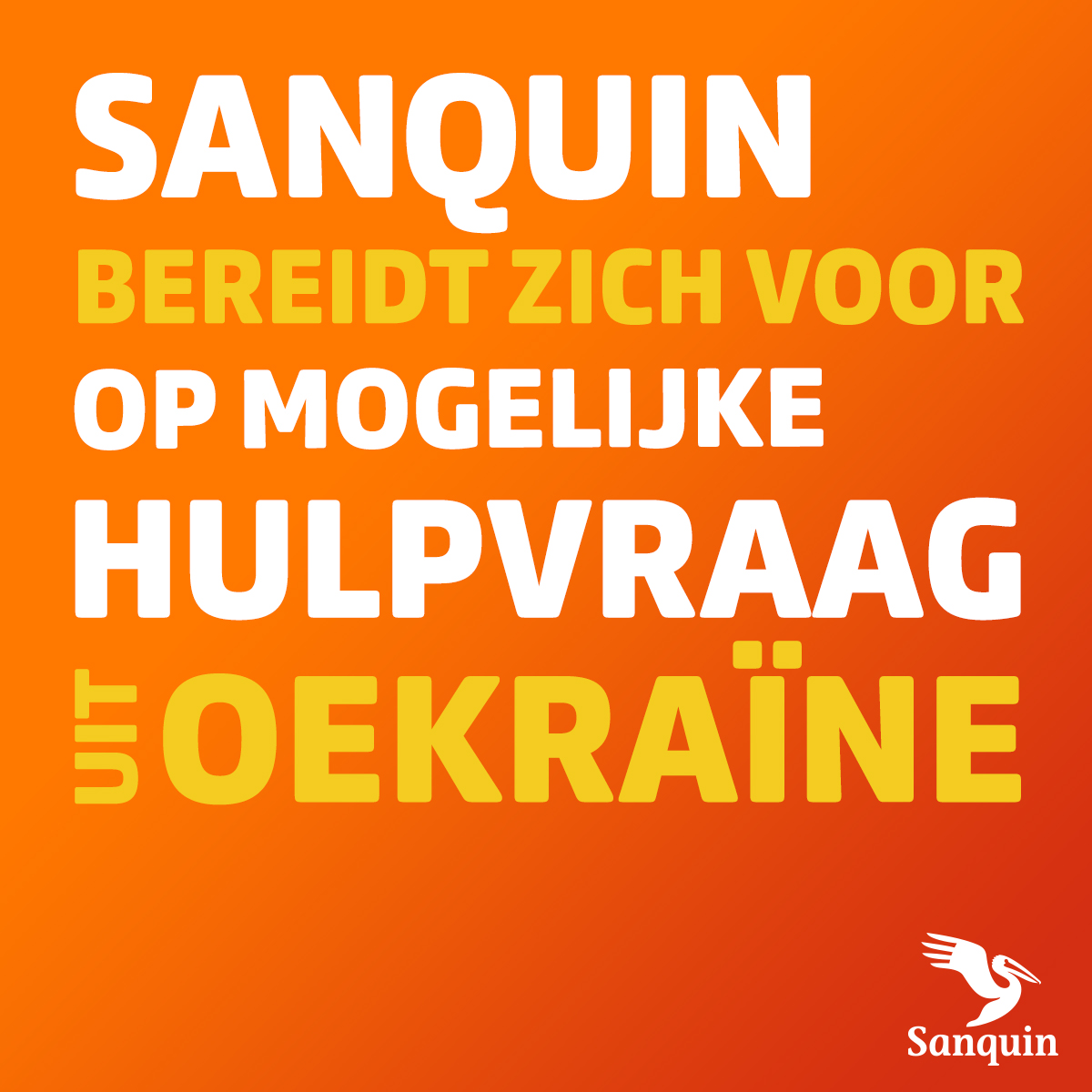 Sanquin Bloedbank bereidt zich voor om Oekraïne te helpen, zodra zij er om vragen. Wat kunnen donors doen? Op dit moment: kom vooral als je bent uitgenodigd te doneren. Kan je niet, meld je dan af. Ben je nog geen donor? Meld je aan: bit.ly/3MjTjFe