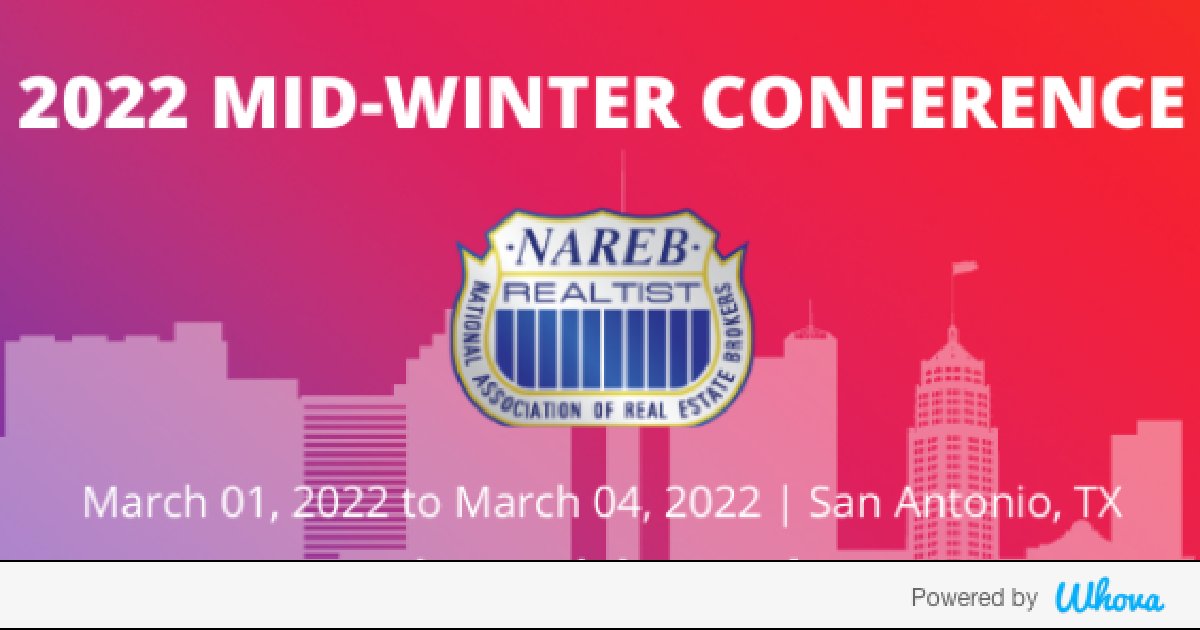VicTheAgent's tweet photo. Hi! I'm attending NAREB 2022 Mid-Winter Conference #Realtist_Nareb #NAREBMWC #NAREBConference #Realtists. Let's start connecting with each other now. @REALTIST_NAREB - via Whova event app https://t.co/MLIbfNgs5x https://t.co/qru8ZNmoQD