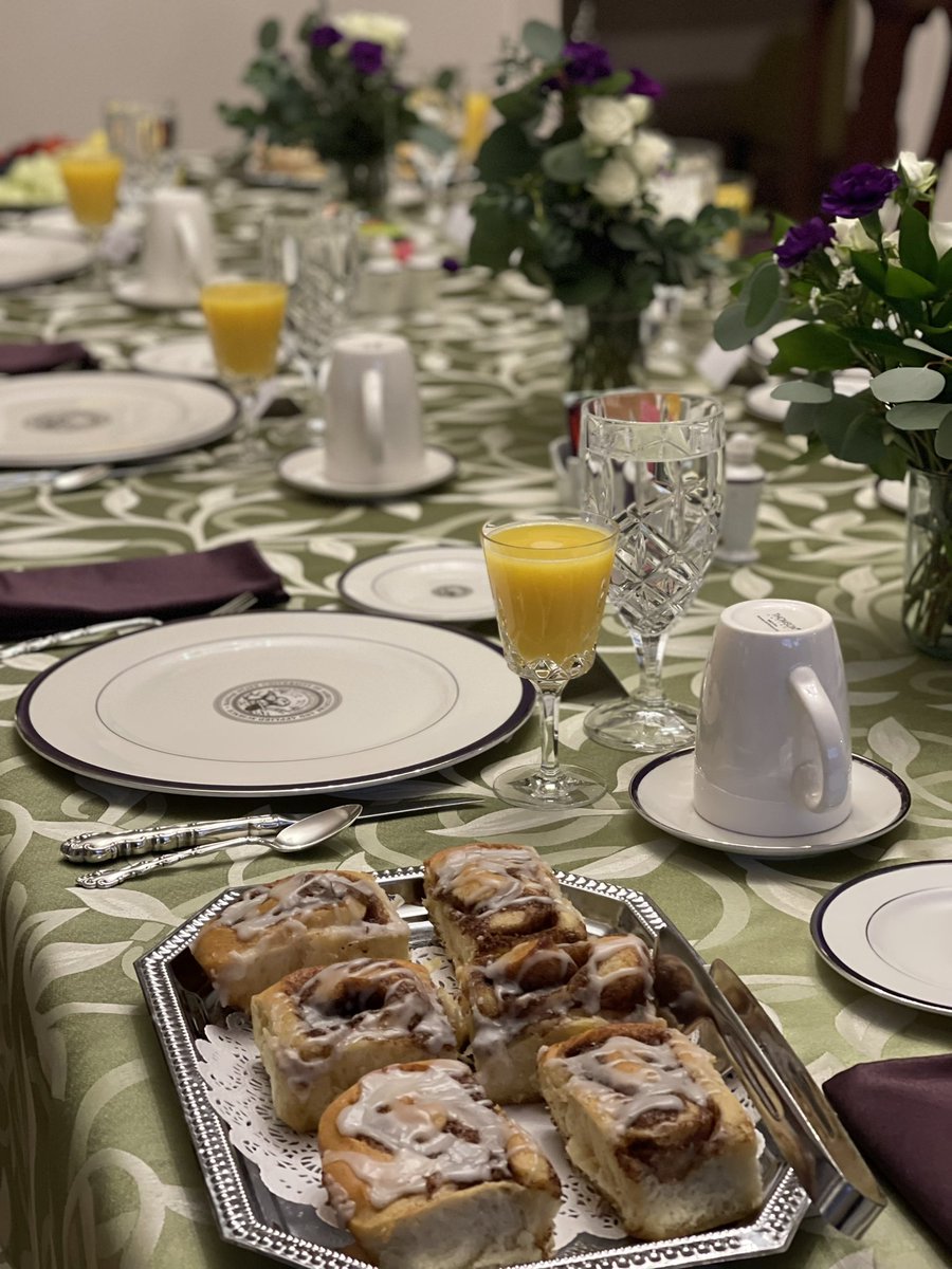 KStateJPs's tweet photo. It’s a beautiful morning in Manhattan, KS! We were all smiles to serve President Richard Linton his first JP’s-catered meal this morning at the 2022 Distinguished Young Alumni Breakfast. #KStateJPs 💜🤍 https://t.co/p5VuS2u3sZ