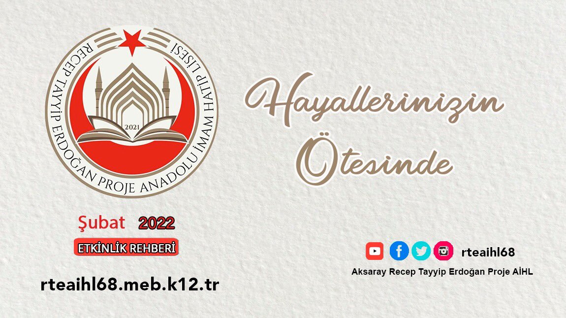 Rteaihl68's tweet photo. Yeni Nesil Butik Proje Okulu
#Tübitak
#ErdemProjesi
#TEKNOFEST 
#Hedef2022YKS
Aksaray Merkez Recep Tayyip Erdoğan Anadolu İmam Hatip Lisesi Fen ve Sosyal Bilimler Proje Okulu @CevdetAltundag @NiyaziMarasli https://t.co/fMgGfPx02F