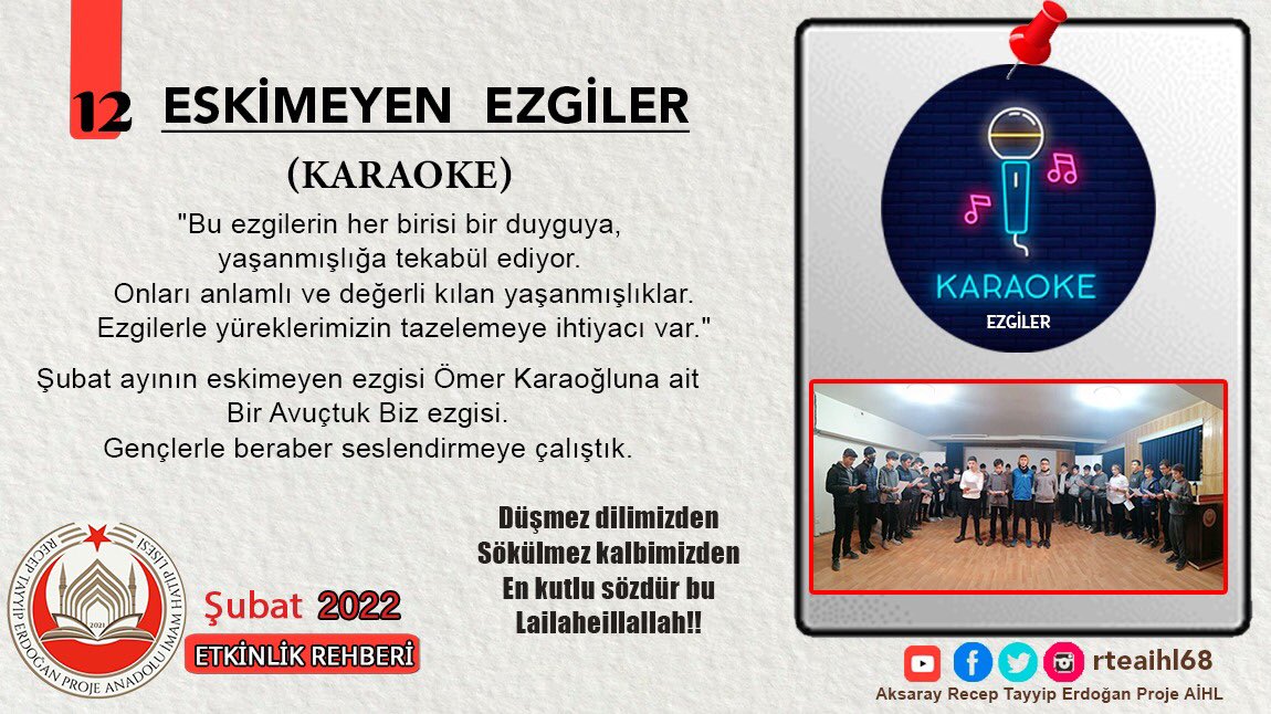 Rteaihl68's tweet photo. Yeni Nesil Butik Proje Okulu
#Tübitak
#ErdemProjesi
#TEKNOFEST 
#Hedef2022YKS
Aksaray Merkez Recep Tayyip Erdoğan Anadolu İmam Hatip Lisesi Fen ve Sosyal Bilimler Proje Okulu @CevdetAltundag @NiyaziMarasli https://t.co/fMgGfPx02F