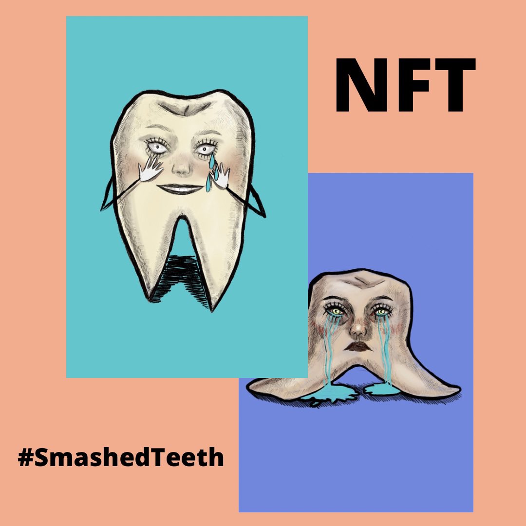 smashed_teeth's tweet image. ❗️ All our #NFTs are drawn! This Sunday (March 6) there will be a drop of our collection! 🚨We are looking forward to this long-awaited moment! #NFTdrop #nftart