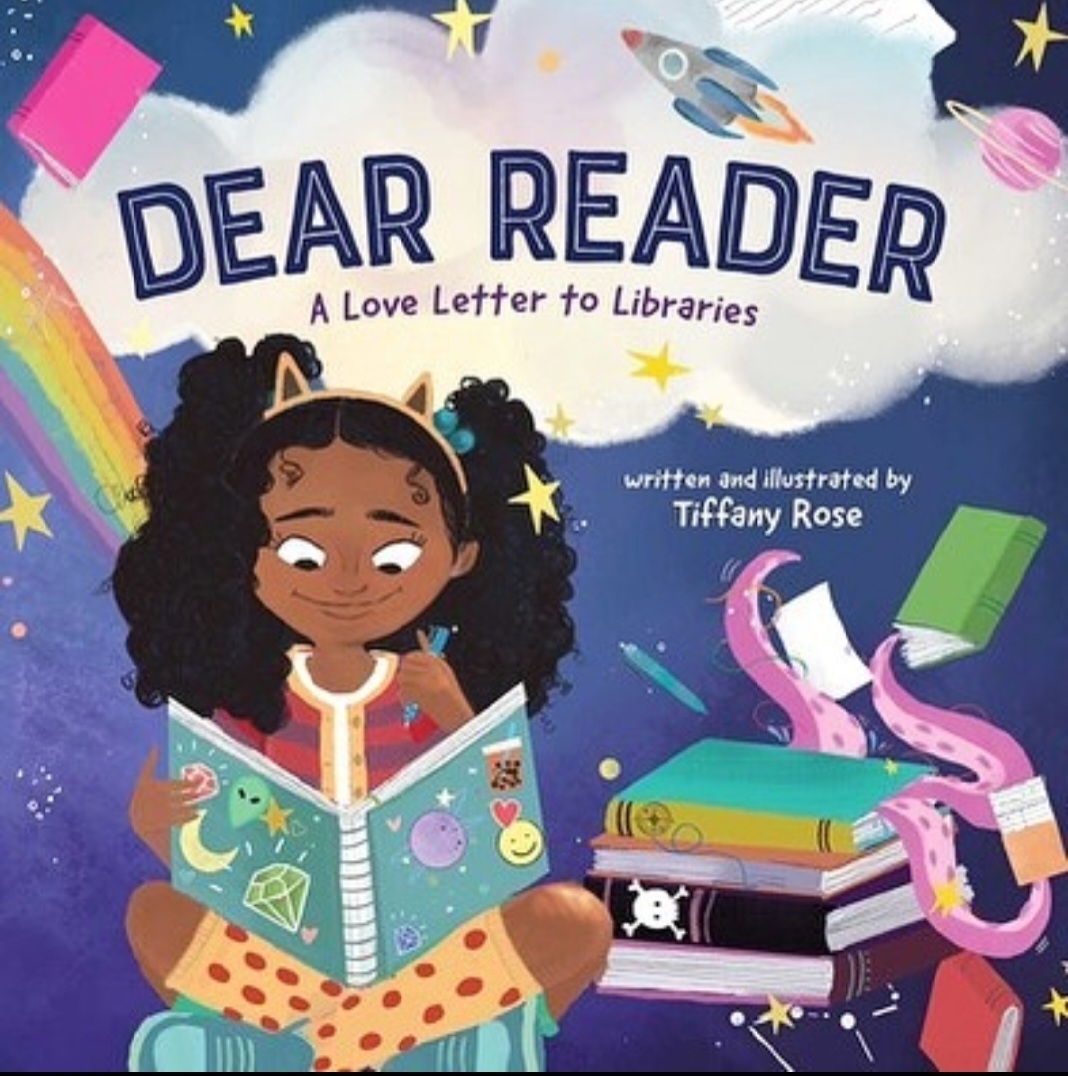 Dear Reader: A Love Letter to Libraries by <a href="/aSouthpawDraws/">T.Rose</a>

In this book a young girl pens a love letter to libraries and books, and powerfully expresses the need for diversity and the importance of representation in stories.

buff.ly/3sBkIuC

#ReadAcrossAmerica #kidslit