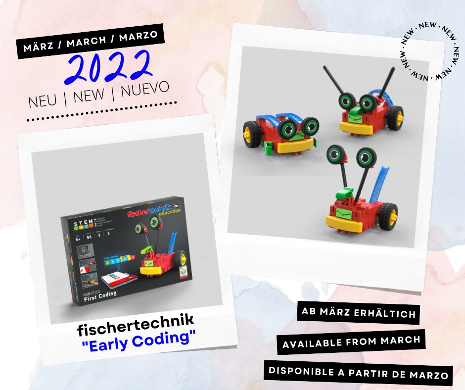 Jetzt NEU: Early Coding👨‍💻 Roboter programmieren lernen ab 5 Jahren🤖 Zum Produkt: bit.ly/3HAmPTN NEW: Early Coding👨‍💻 Learn to program robots from 5 years🤖 To the product: bit.ly/3tgyT7y