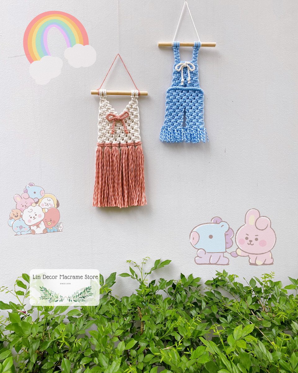 LinDecorMacrame's tweet image. Set Of 2 Macrame Baby Wall Hanging, Macrame Baby Dress Wall Hanging, Unique Boho Wall Art, Kids Room Decor, Baby Shower gift, Boho Nursery
#kidsroomdedor #Babyshowergift #Babygirls #Babyboy #Nurserydecor #macramebaby #bohemian #bohodecor #uniquegift #bohowallart #macramebabydress