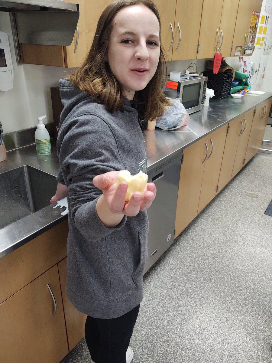 Intro to Agriculture students tried their hand at making butter. Some were very impatient with the process but successful in the process. #inquiry #gocrickets <a href="/fccrickets/">Fall Creek School District</a>