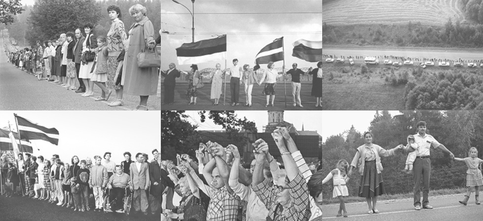 
23 August 1989 - A peaceful political demonstration became known as "The Baltic Way"