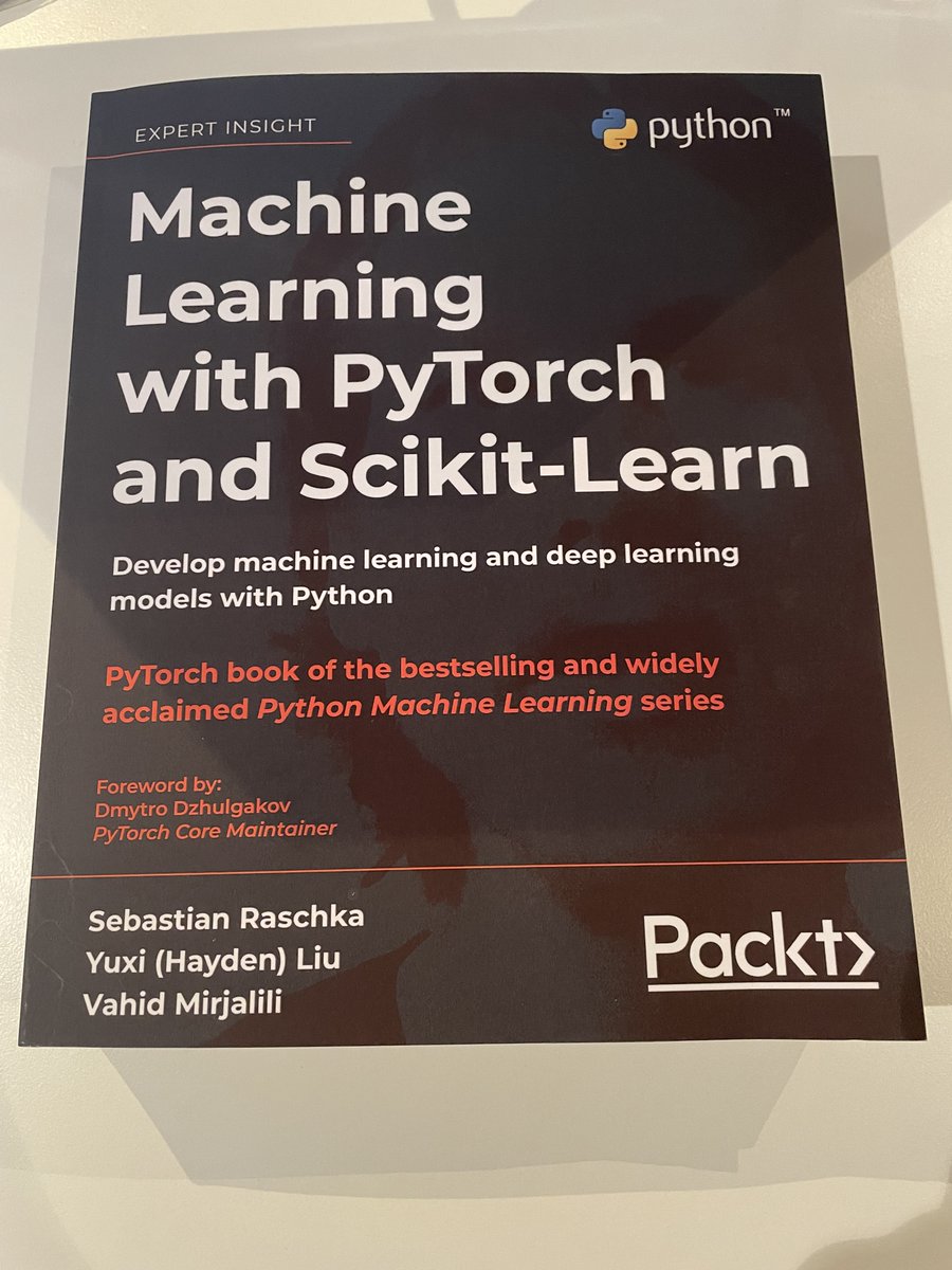 omarsar0's tweet photo. New machine learning book I'll be reading this month. Very interested in the PyTorch and graph neural network chapters. https://t.co/CiO1kj5oK9