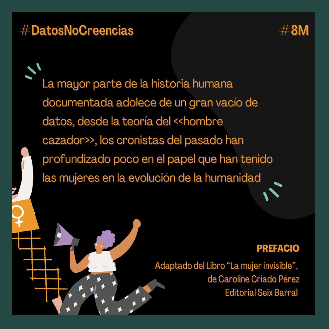 cuentatuciencia's tweet photo. 2️⃣ Marzo #Visibilicemos
¿por qué hay tan pocas mujeres protagonistas en la historia?
#8M Es marzo ✊ Extractos de "La Mujer Invisible" de Caroline Criado Pérez 📖
Más sobre mujeres en Ciencias ��️ https://t.co/krVEcnjQrp
#DiaDeLaMujer #MujeresEnCiencia #HastaCuando https://t.co/4etXL4zN9M