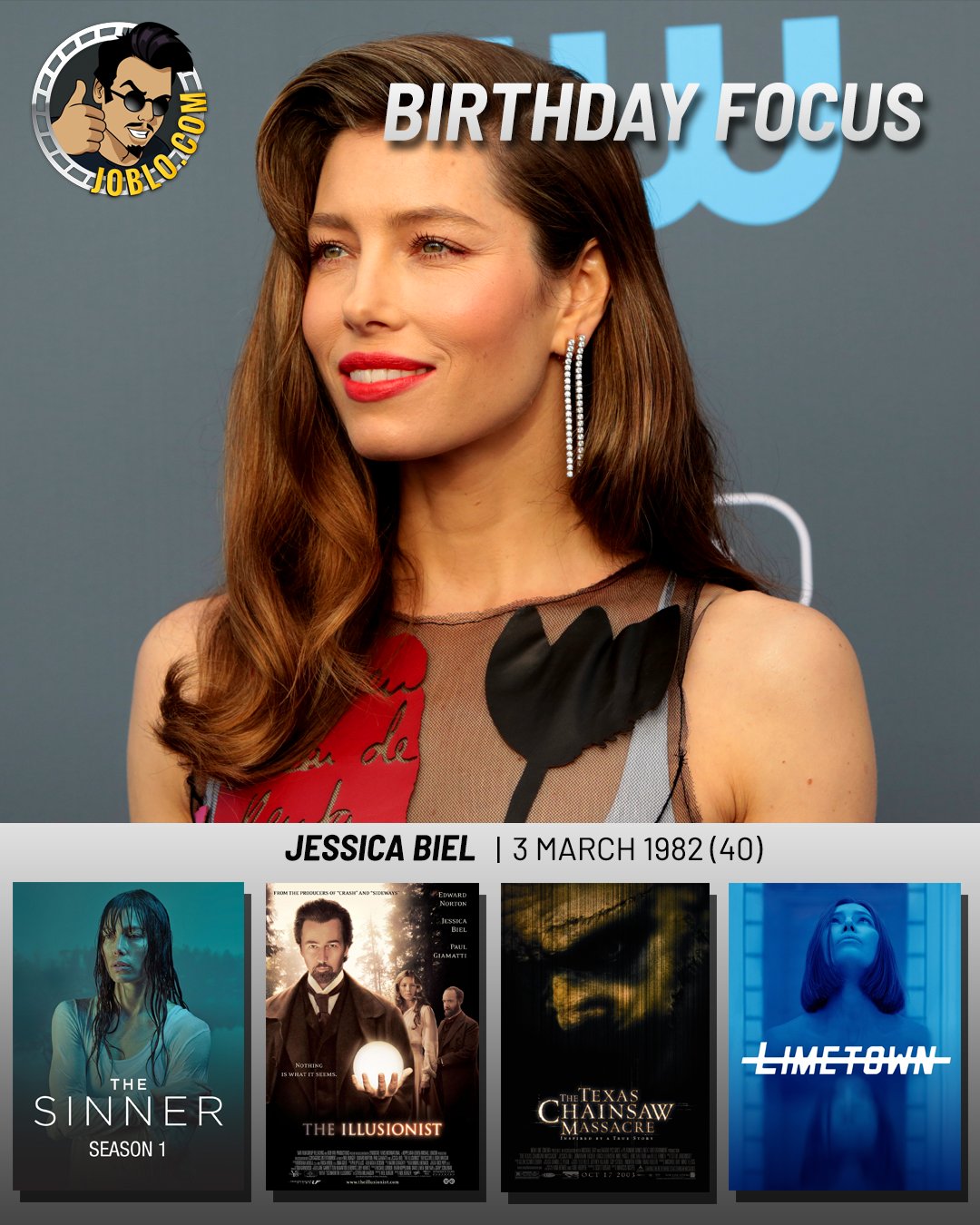 Wishing Jessica Biel a very happy 40th birthday! 