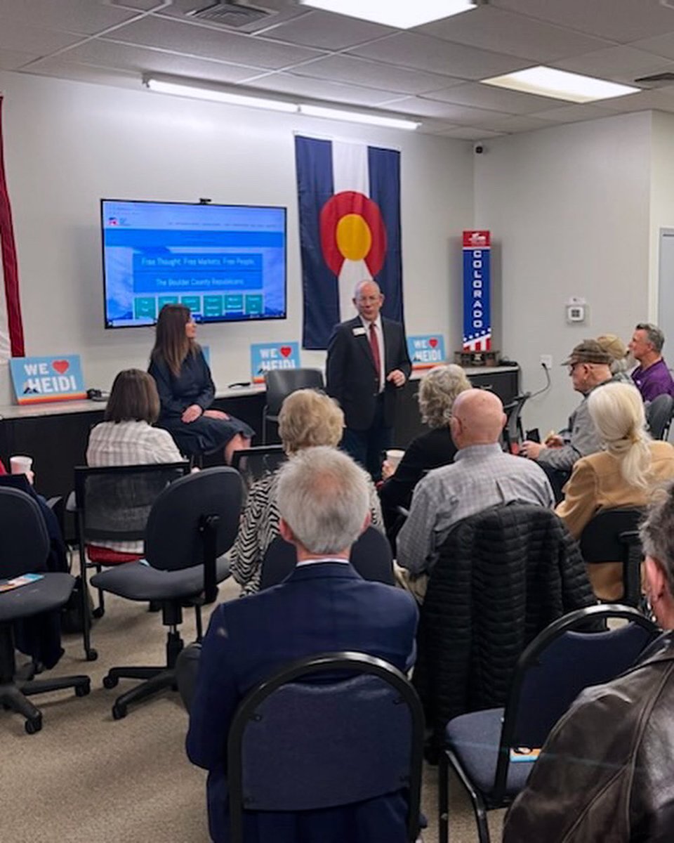 heidiganahl's tweet image. Great start to the morning after caucus speaking w/Boulder County GOP! We have a great opportunity to take back our state this fall &amp;amp; get back to trusting Coloradans to make good decisions for their families, businesses &amp;amp; health #HeidiForGov #ColoradoFreedom #TrustThePeople