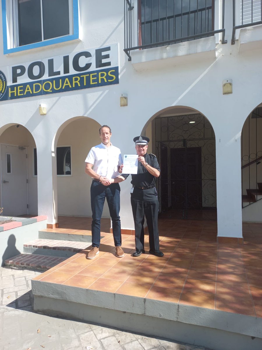 Very pleased to welcome Supt Jason James from ⁦<a href="/swpolice/">South Wales Police</a>⁩ to the RVIPF. Sworn in this morning to work alongside our Ops Dept. Reviewing policy and procedures Welcome Jason. ⁦<a href="/FCDOGovUK/">Foreign, Commonwealth & Development Office</a>⁩ ⁦<a href="/bvigovoff/">Governors Office BVI</a>⁩