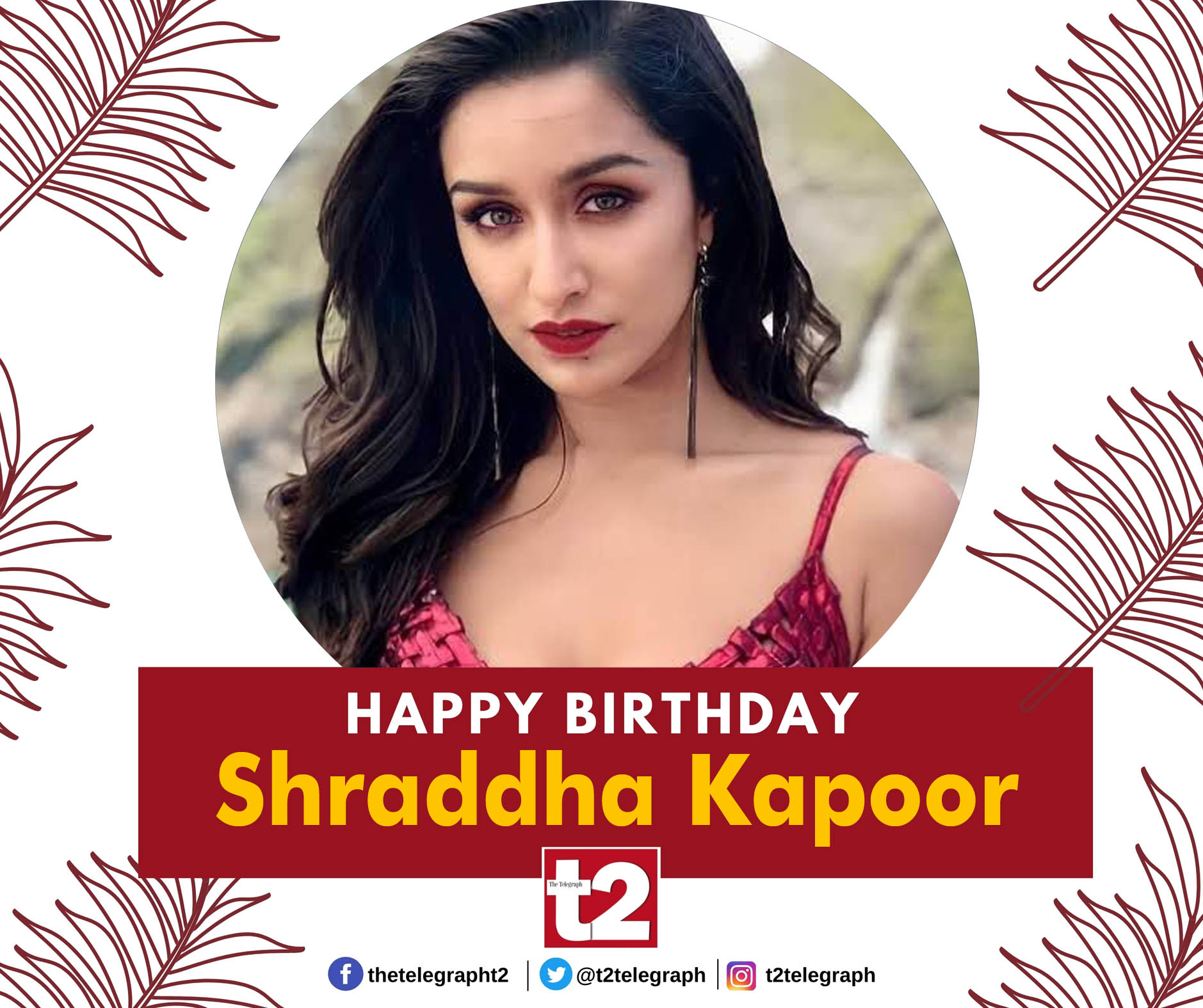 T2 wishes the forever sunshine-y Shraddha Kapoor a very happy birthday 