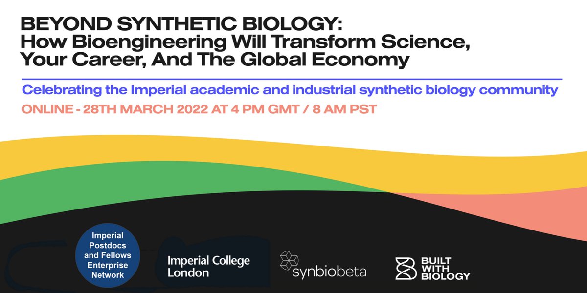 Built with Biology is teaming up with the <a href="/imperialcollege/">Imperial College London</a> synthetic biology community to explore academic and entrepreneurial opportunities in the growing global bioeconomy. Please register at imperial.eu.qualtrics.com/jfe/form/SV_0i…