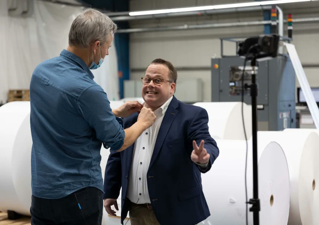 Behind the scenes shots of #customercasestudy for <a href="/ricoheurope/">Ricoh Europe</a> filming at Sattler Media Group in Germany, Sattler were brilliant hosts!