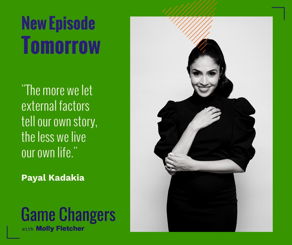 Tomorrow's episode of #GCWMF features @classpass founder, artist and author of 'Lifepass,' @PayalKadakia. Don't miss this episode! Listen & Subscribe: smarturl.it/gamechangers