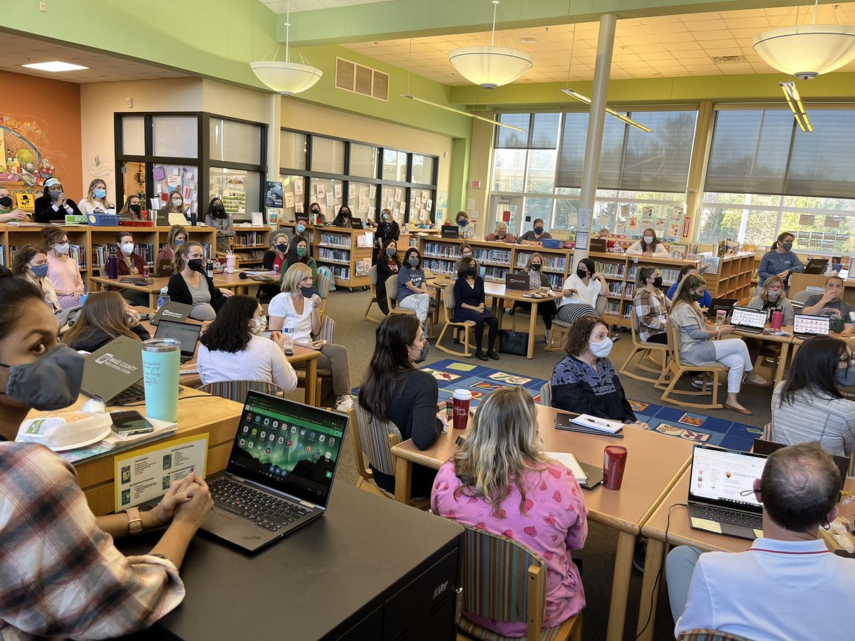 MrsDAngelone's tweet image. My educator ❤️ is full this morning! 1st in-person staff meeting since March 2020. #futureAP