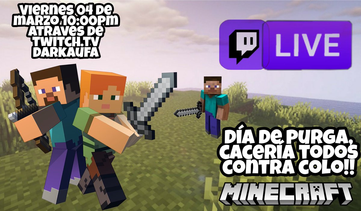 DarKaufa's tweet photo. El evento se realizará el viernes en mi canal de twitch, el ganador del evento se llevará 3 cofres de streamloots de recompensa, en caso de que Colo sobreviva las 2hrs el será el ganador de los 3 cofres.
Los espero en mi canal el día viernes a las 10:00pm 
https://t.co/PJh1lC8nH3 https://t.co/xrhezKPVtP