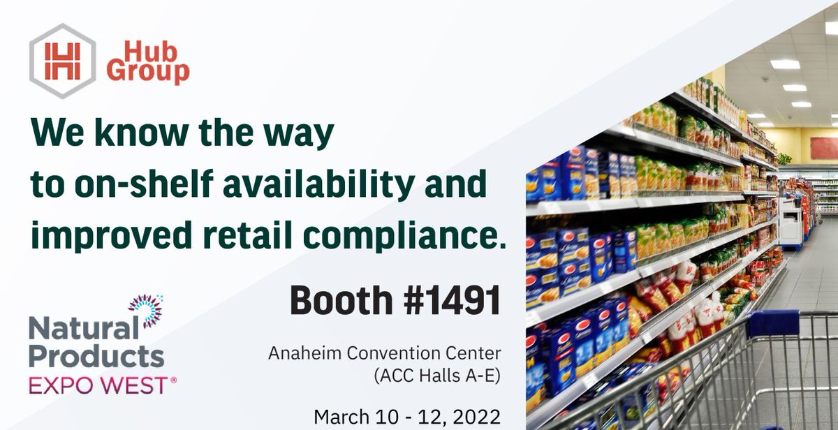 Hub Group (@hubgroup) on Twitter photo Connect with #HubGroup during <a href="/NatProdExpo/">NaturalProductsExpo</a> West, March 8-12, at booth 1491.
#TheWayAhead #ExpoWest Connect with #HubGroup during <a href="/NatProdExpo/">NaturalProductsExpo</a> West, March 8-12, at booth 1491.
#TheWayAhead #ExpoWest