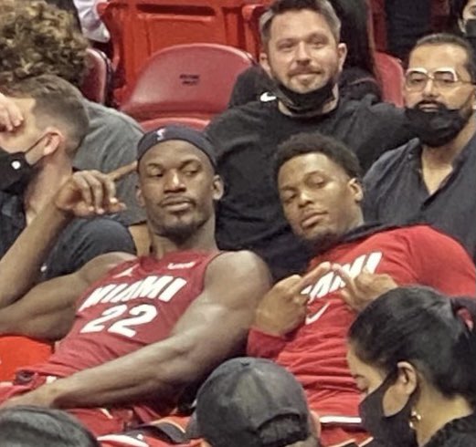 BiscayneBullies's tweet photo. “The Miami Heat arent contenders”
“Miami is built for the regular season”
“Miami are dangerous loomers” https://t.co/55U1xihpq1
