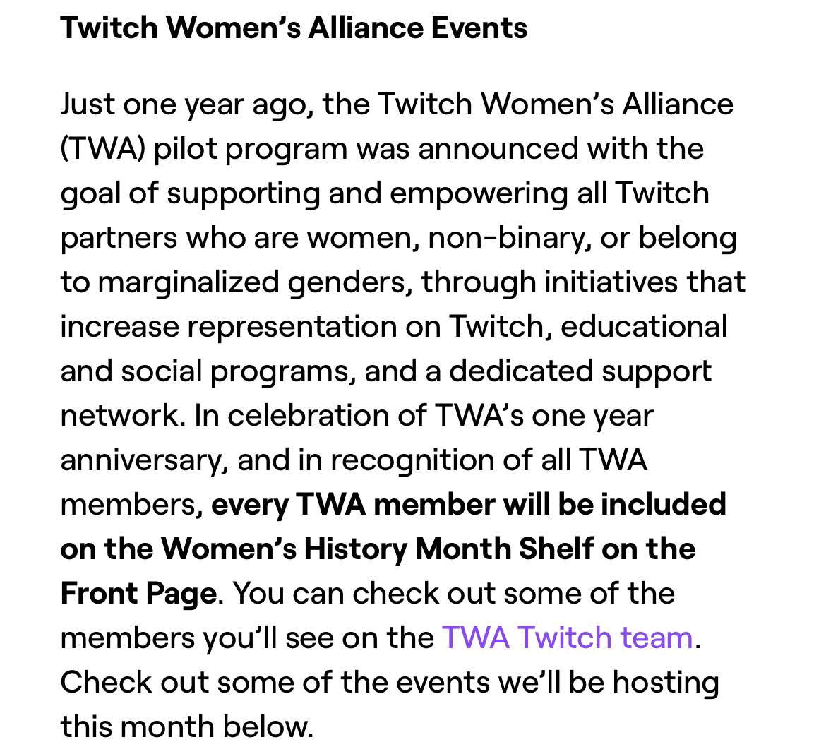 Hey @Twitch ! While there are non-binary people who don’t mind being lumped in with women, “non-binary” is an umbrella term that is used by a vast amount of identities and alignments. I understand the goal it to help those whose streaming experience may be