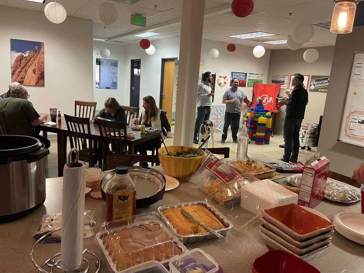 Mardi Gras party <a href="/ziaconsulting/">Zia Consulting</a> yesterday! Awesome food and great company.