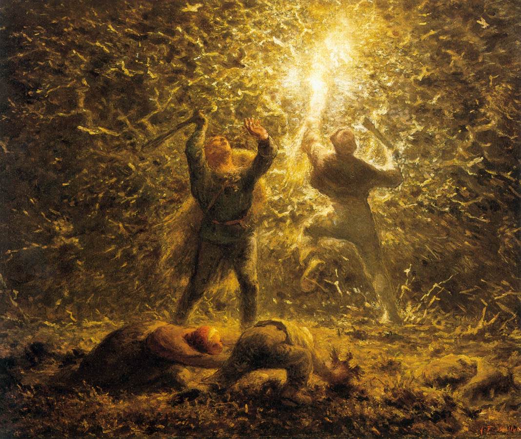 Arteymas_'s tweet photo. Cazando pájaros de noche, 1874, Jean Francois Millet https://t.co/wgBkHGYy31