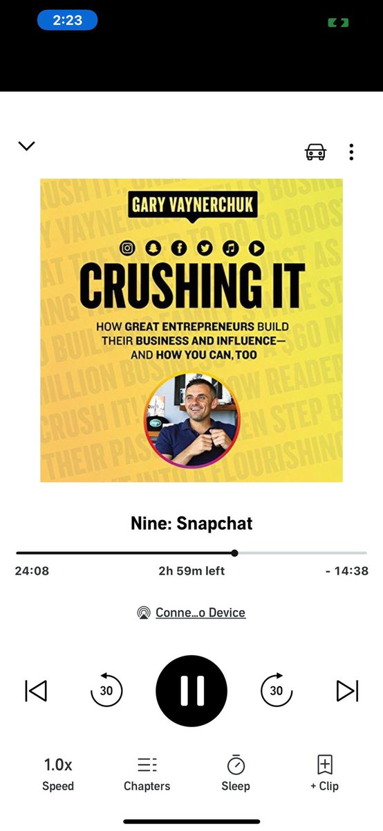Please read… you have so much to explore…
PS third recommendation this week and it’s Tuesday 
<a href="/sarascharff8/">Sara Kennedy Scharff</a> <a href="/garyvee/">Gary Vaynerchuk</a>