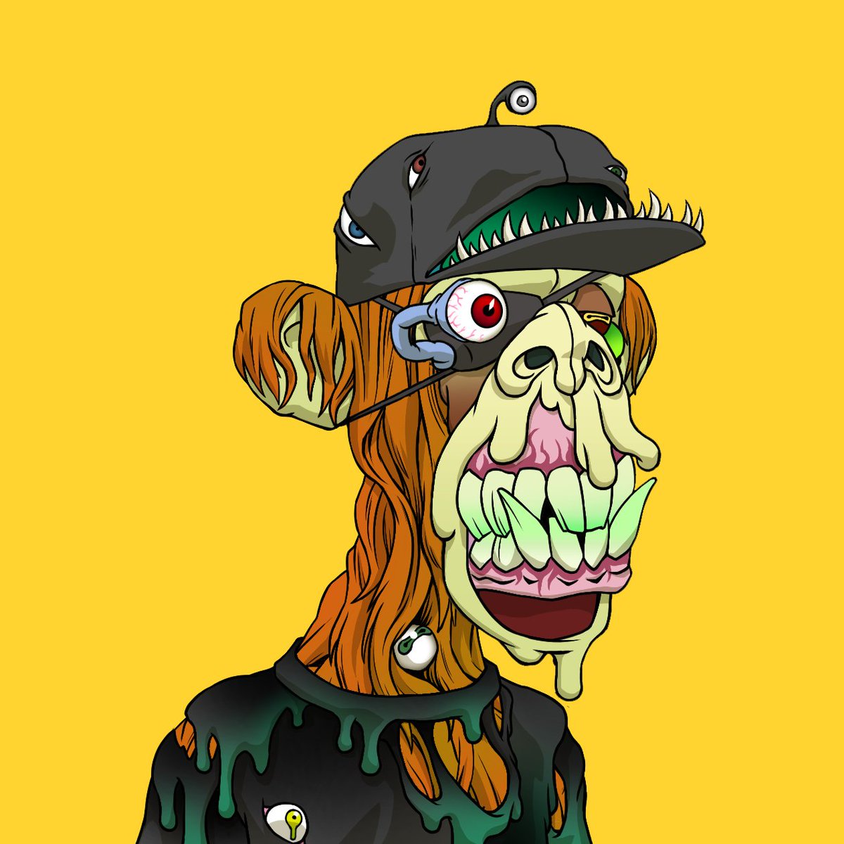 Jariod1's tweet photo. "Drip To Hard" @0xMAYC #YellowArmy #NFTCommunity #art https://t.co/XPcIjkbtwH