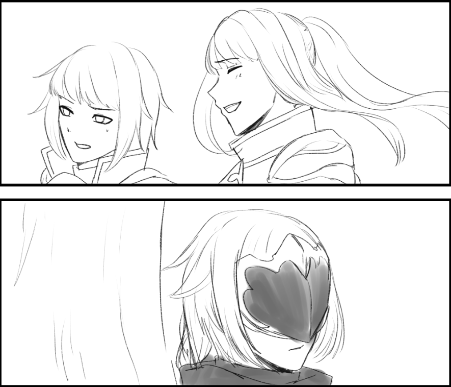 "You told me to live on, but ever since then... those words haunt me..."
#ブレフロ