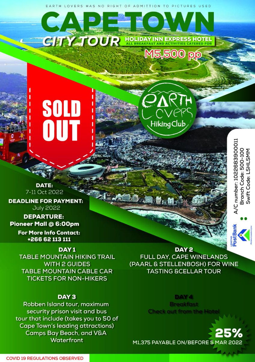 Lets meet in Cape Town