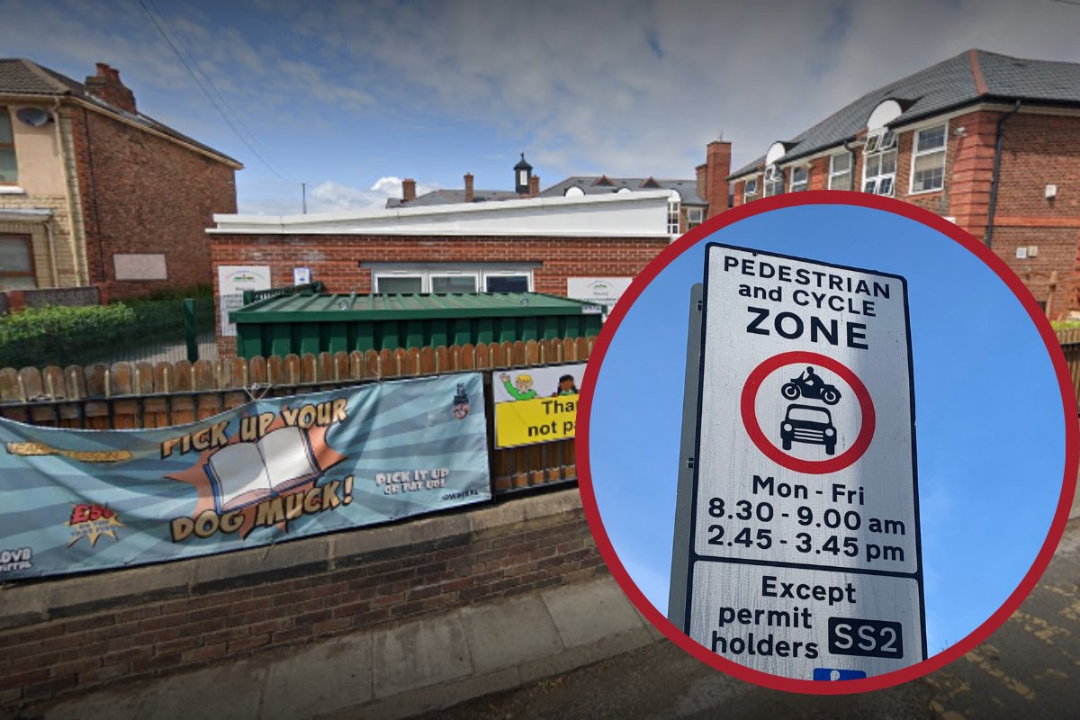 Wirral Globe on Twitter "Liscard school car free zone during