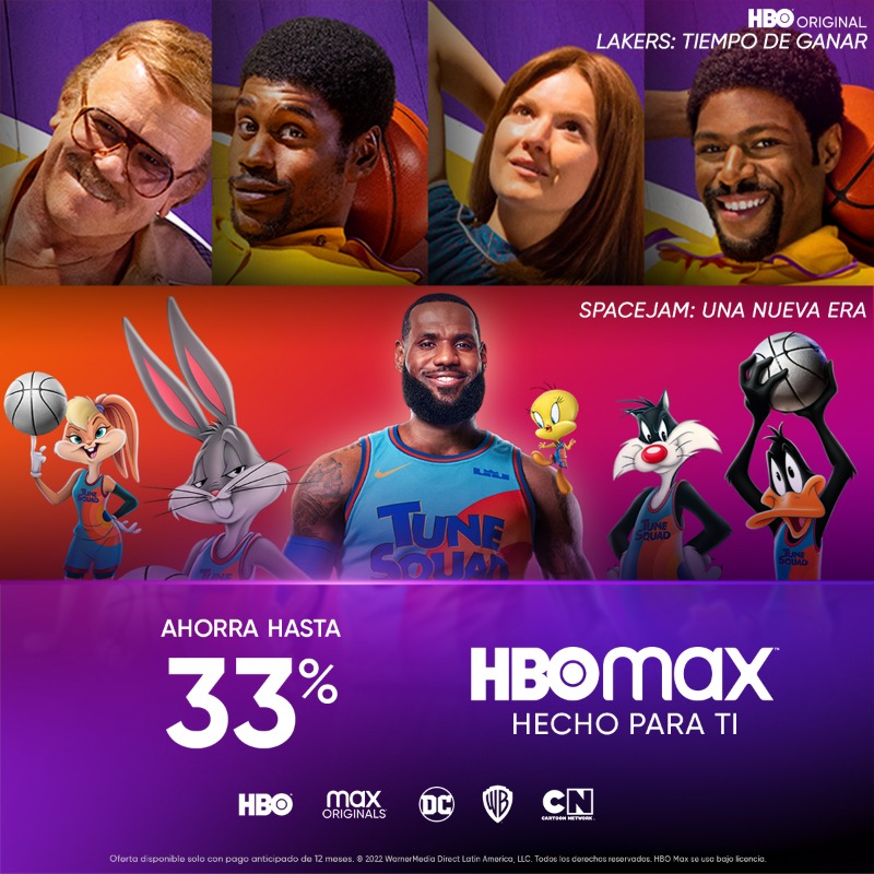HBOMaxLat's tweet photo. Tener HBO Max es como encestar en los últimos 5 segundos. Suscríbete ahora.