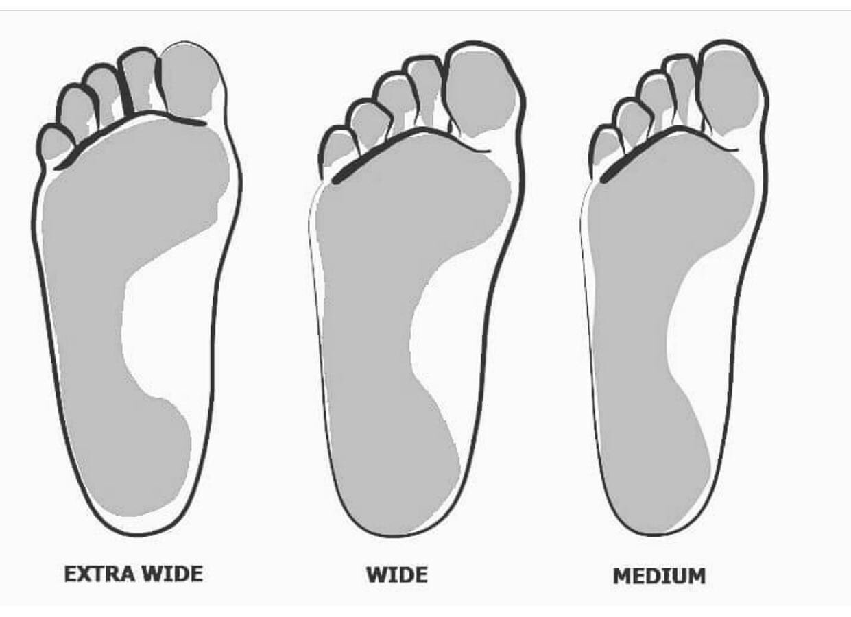 Wide and hot sale medium shoes