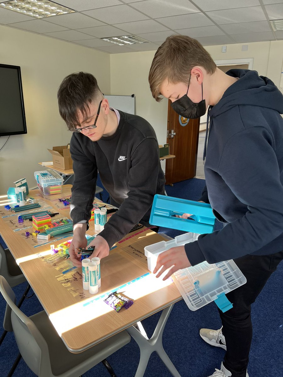 lizbain's tweet photo. Prefects Ryan and Logan delivered more #equity toolkit top ups to classrooms today. Under ‘other suggestions’ for contents, cheeky teachers have requested iPads, coffee machines and #freddofrogs 😂🐸🍫
#studentleadership @KeithGrammar https://t.co/QNODXBNZ4E