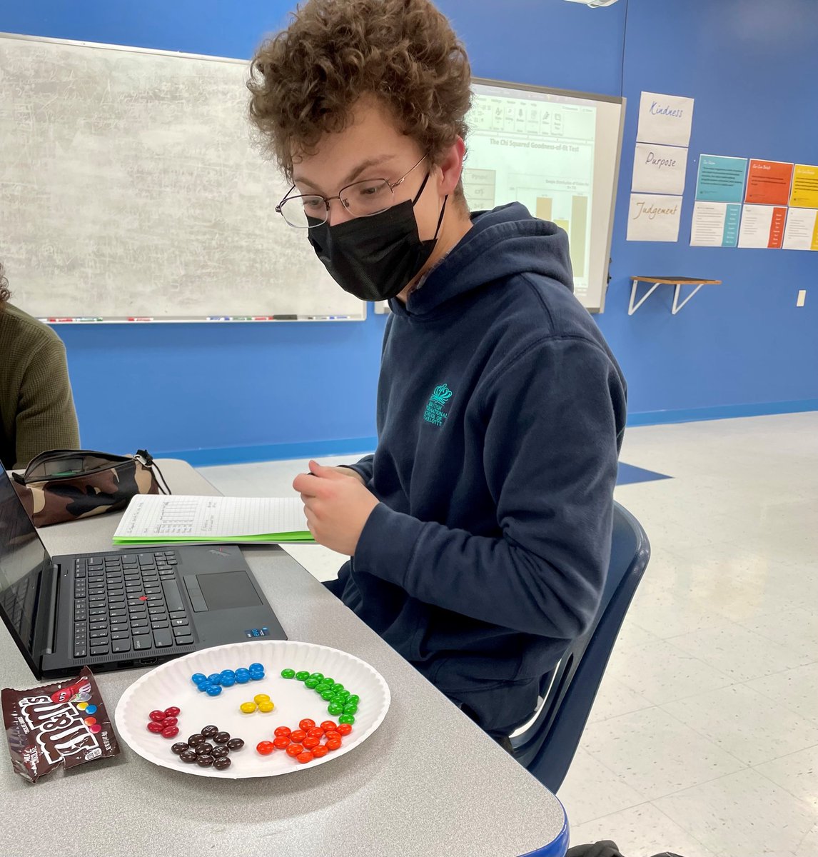 BISCharlotte's tweet image. Sweet Statistics!
Learning some of the statistical tests in IB can be a little on the dry side. So what better way to sweeten up the process by using chocolate candies to test to see if the different color proportions actually match those advertised by the producer. Well done Y12