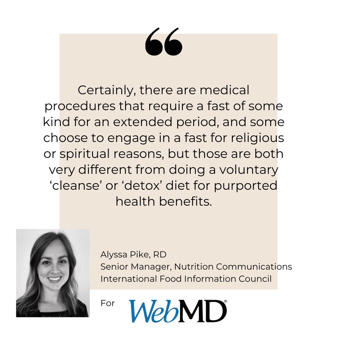 IFIC RD <a href="/alyssacpike/">Alyssa Pike, RDN</a> talks to <a href="/WebMD/">WebMD</a> about detoxes, cleanses and Aaron Rodger's famous diet-wb.md/3IFBgHm