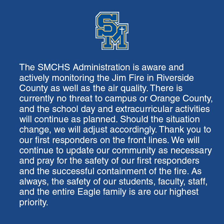📢 ❗ Announcement regarding the Holy Jim Fire ❗📢