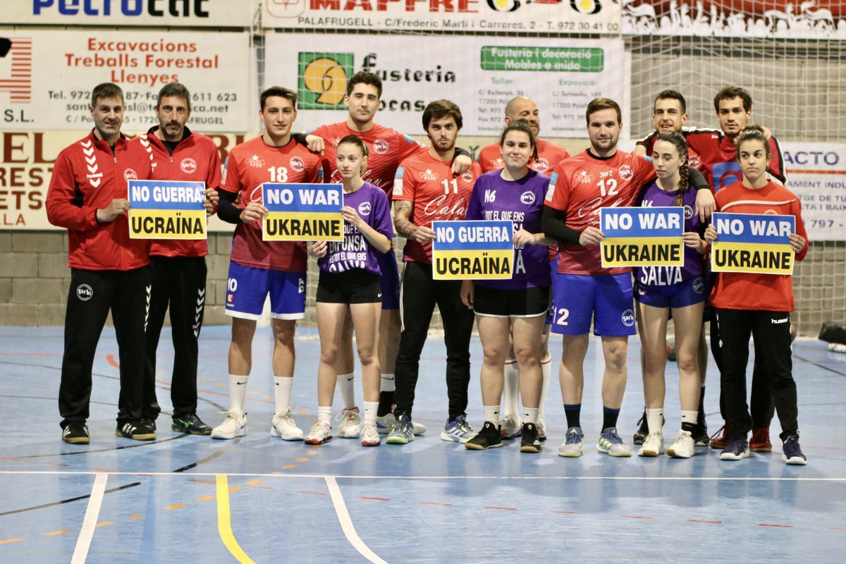 NO A LA GUERRA! ⛔️ 🇺🇦
Des del Club Handbol Garbí, tota la solidaritat i força al poble ucraïnès. La violència mai pot solucionar un conflicte.
Diem NO a la guerra! 🙏

#Ucraïna
