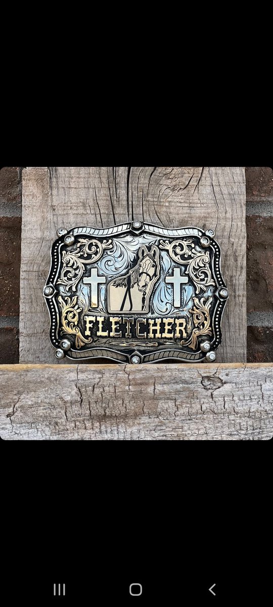 AlyssaCapps7's tweet photo. New buckle coming!!!!! @sheridanbuckleco https://t.co/HoqME1Lvgn