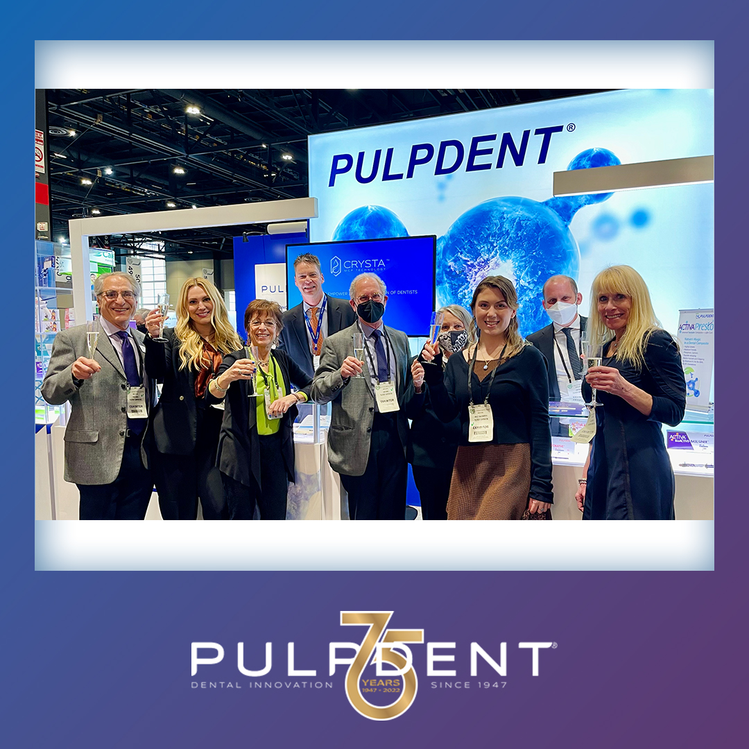 PulpdenTweets's tweet photo. We had the best time connecting with you all at Chicago Midwinter! ποΈπ¦·π Thank you for joining us in celebrating 75 years of Pulpdent - setting a new vision for dentistry since 1947.
@Chicago_Dental #ChicagoMidwinter #Pulpdent75 #PoweredByCrysta https://t.co/lB9JrFZgRT
